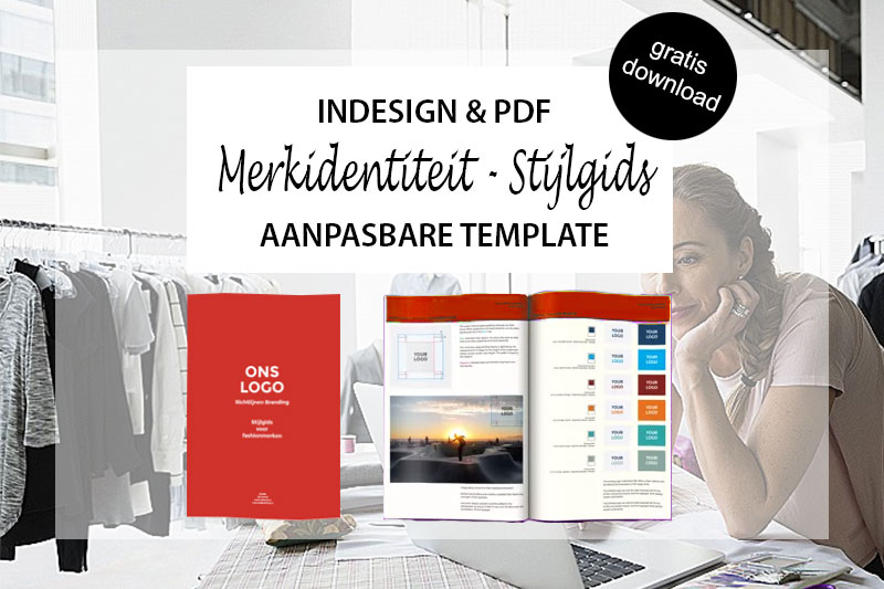 gratis template stijlgids voor fashionmerken